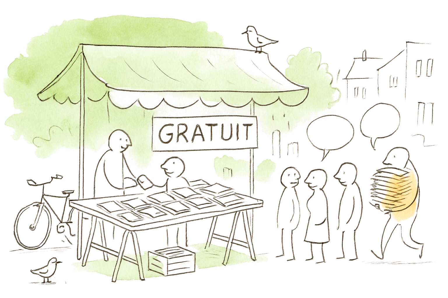 Illustration for Free French Dialogues with Transcripts: 15 Real Lessons