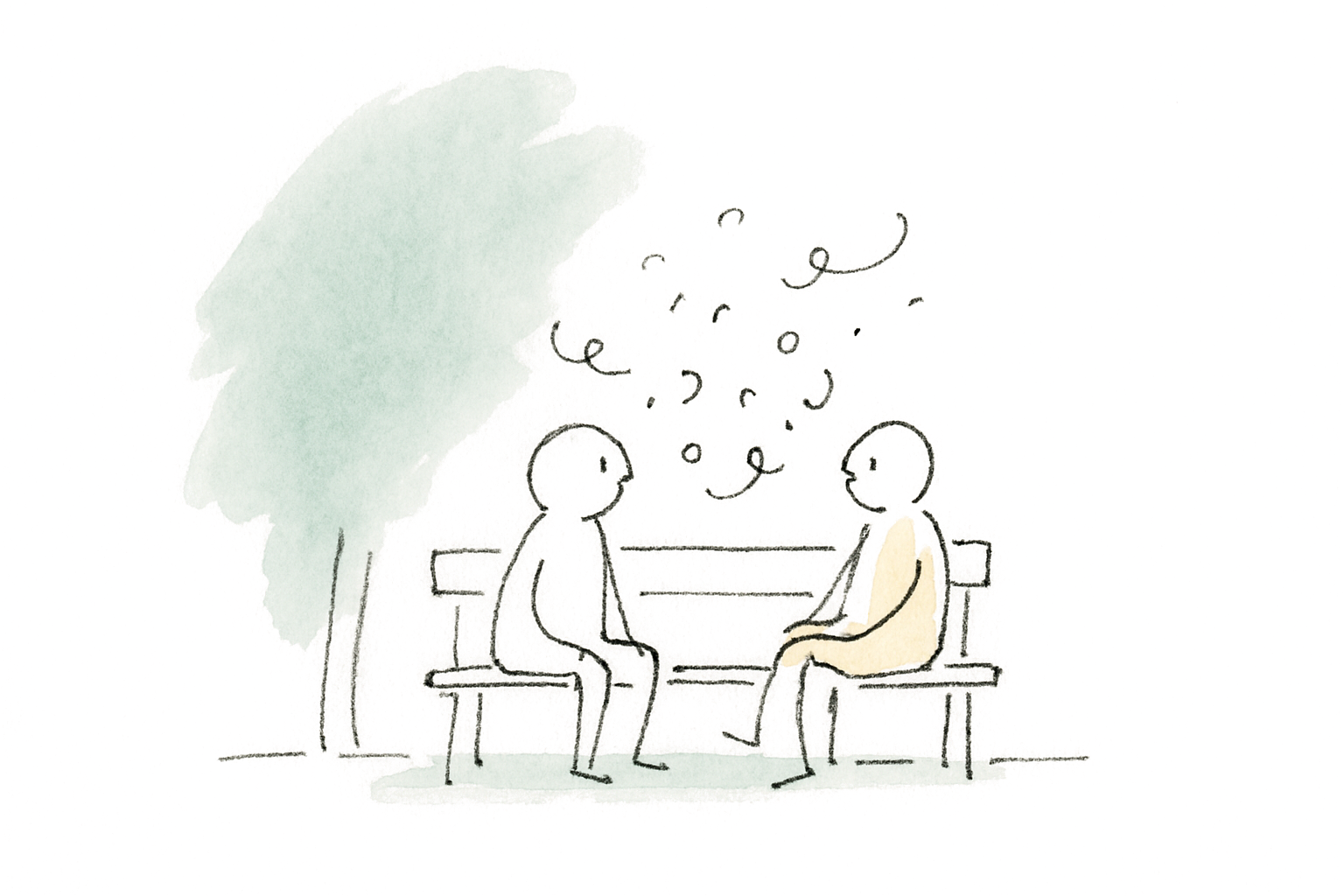 Illustration for French Filler Words: The 14 Sounds You Hear in Every Conversation