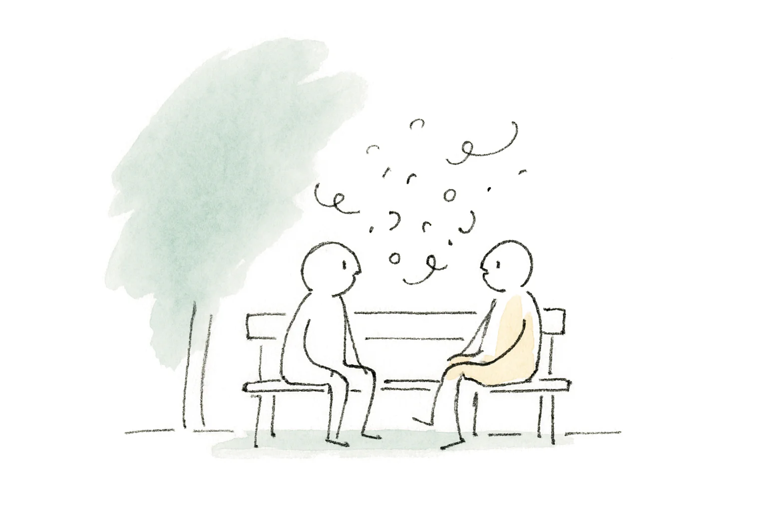 Illustration for French Filler Words: The 14 Sounds You Hear in Every Conversation