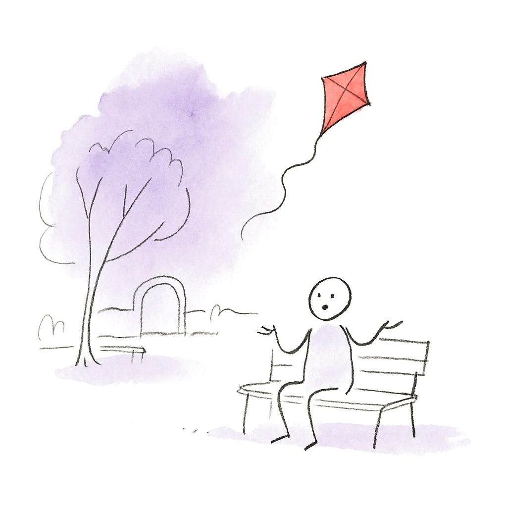 Sketch illustrating the French expression c'est la vie