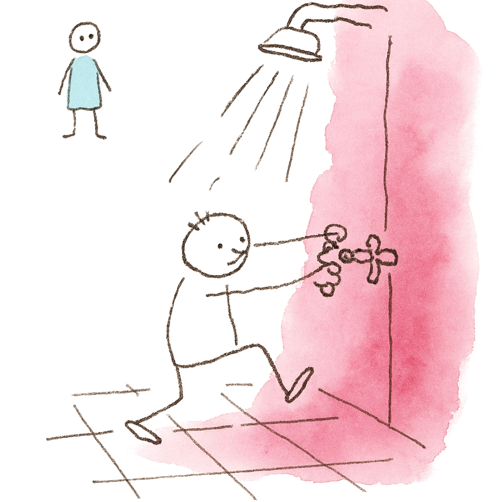 Sketch illustrating the French expression malin