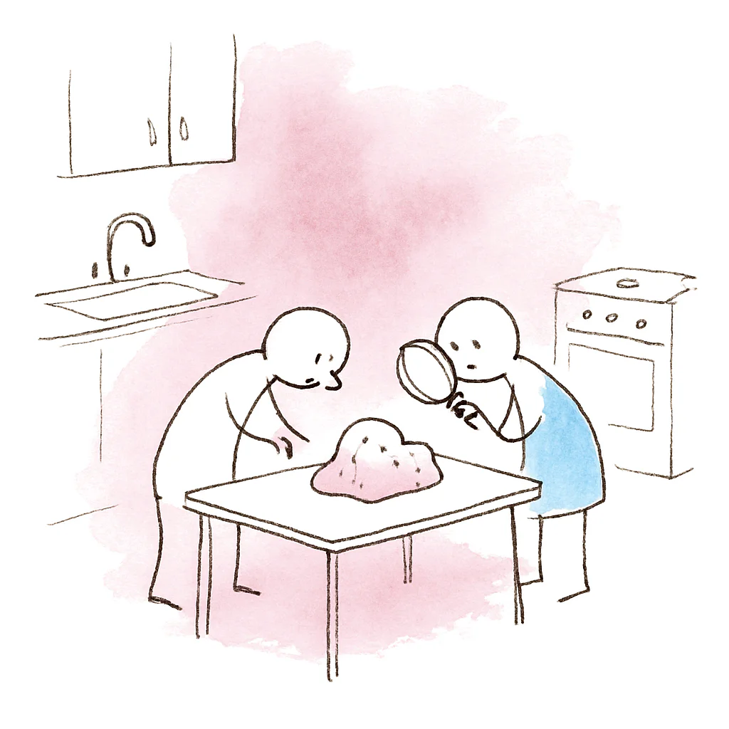 Sketch illustrating the French expression qu'est-ce que c'est